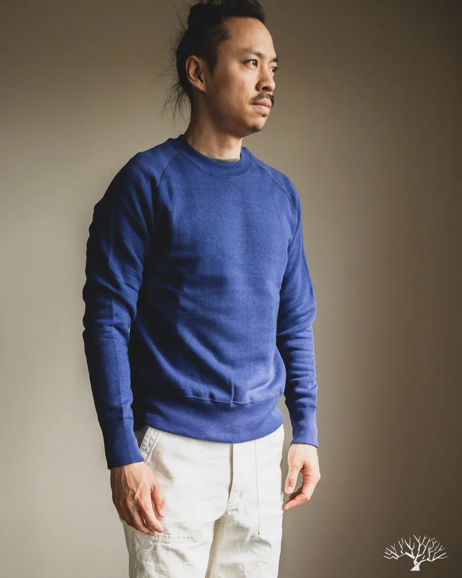 261 Four Needle Raglan Crew Neck Sweatshirt - Blue