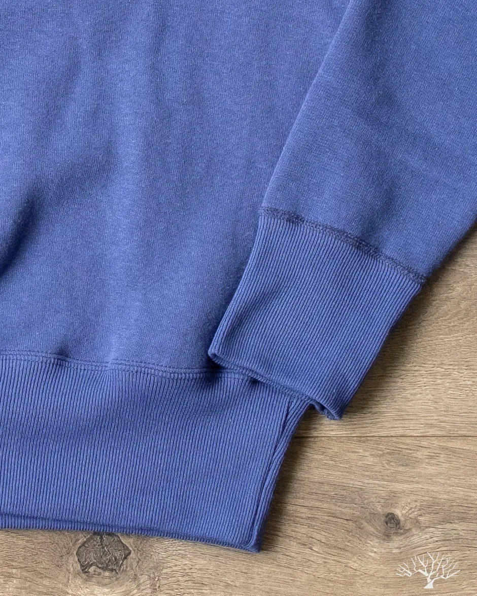 261 Four Needle Raglan Crew Neck Sweatshirt - Blue