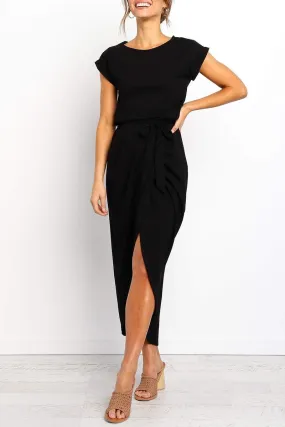 After Midnight Ankle Length Midi Dress(4 Colors)