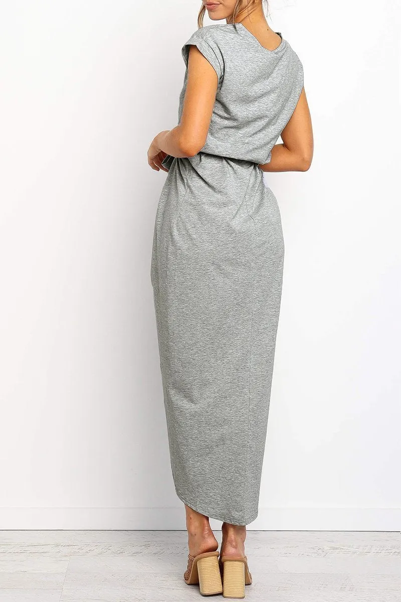 After Midnight Ankle Length Midi Dress(4 Colors)