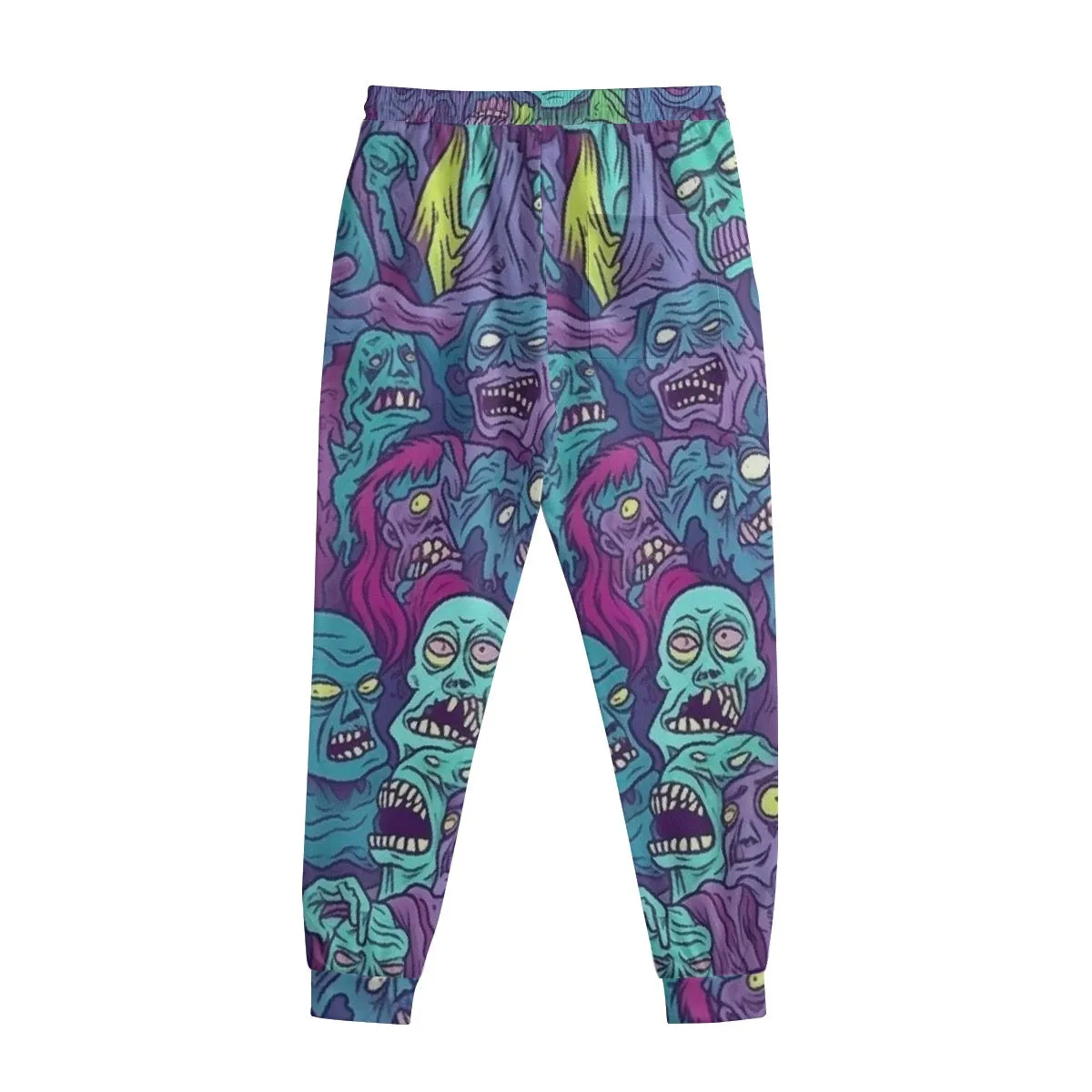 All-Over Print Men's Sweatpants With Waistband241 zombies, print