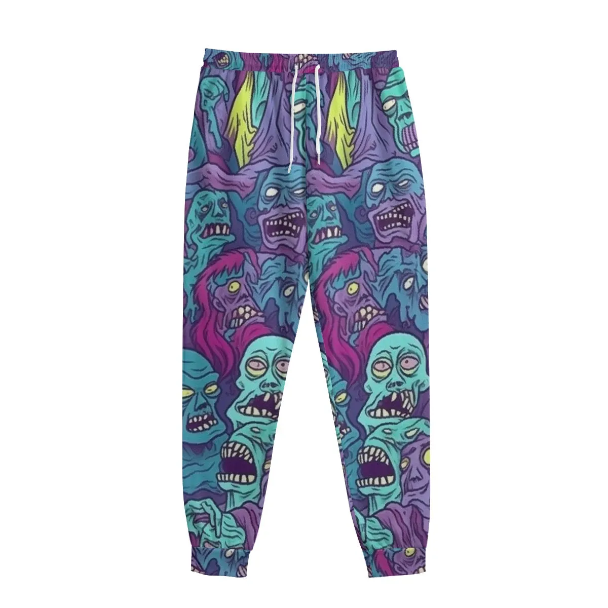 All-Over Print Men's Sweatpants With Waistband241 zombies, print