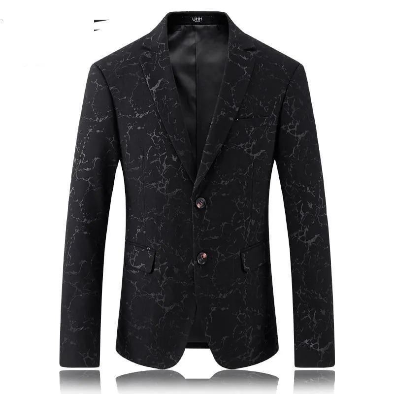 Blacks Wool Men's Business Blazer Jackets