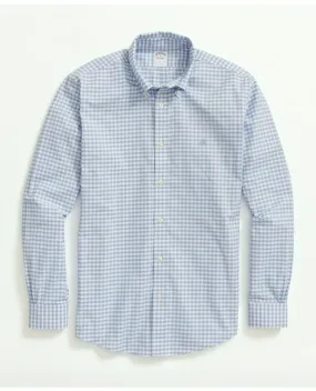 Brooks Brothers Men's Big & Tall Stretch Non-Iron Oxford Button-Down Collar Light Blue