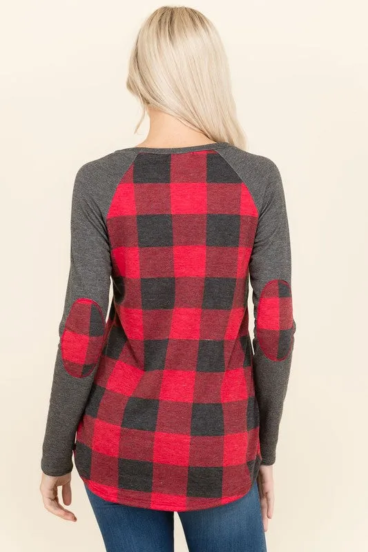 Buffalo Plaid Raglan