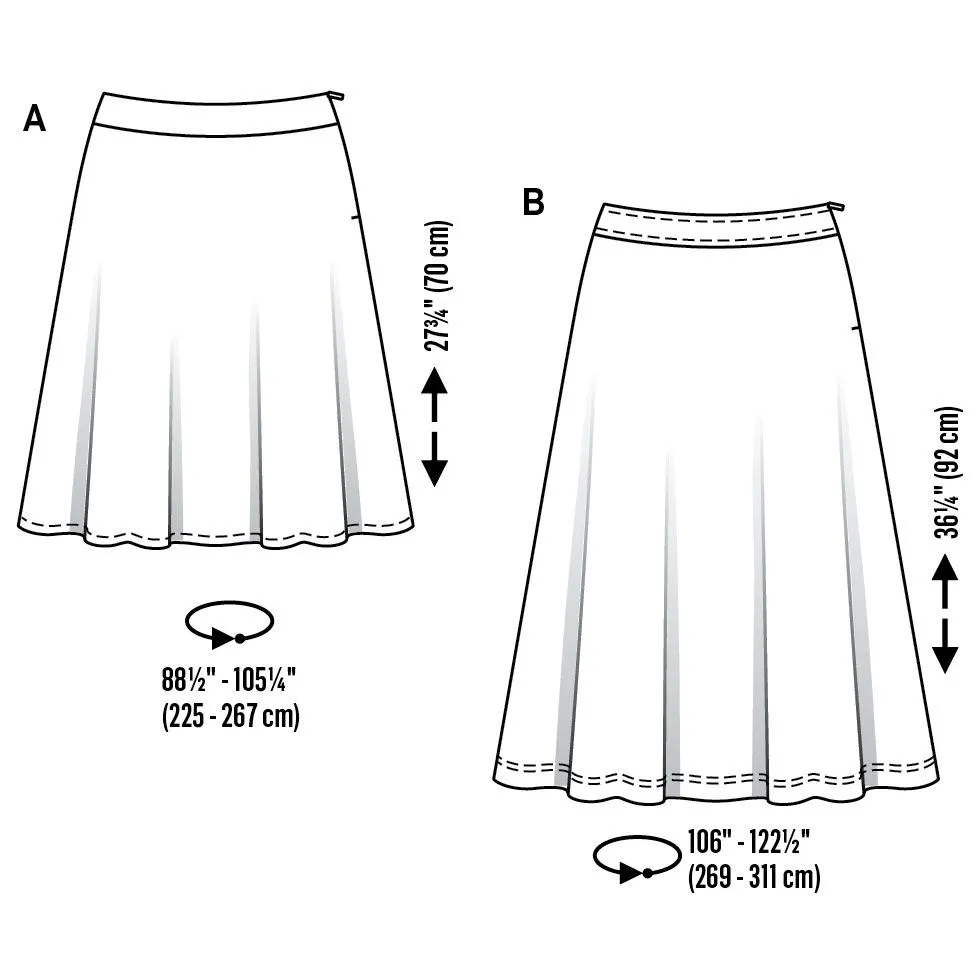 Burda Skirts 6491