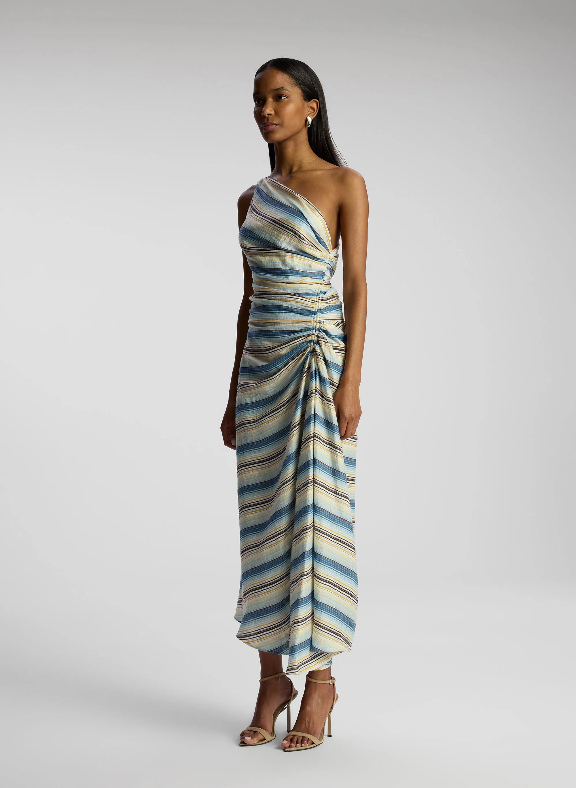 Carolyn Linen Midi Dress