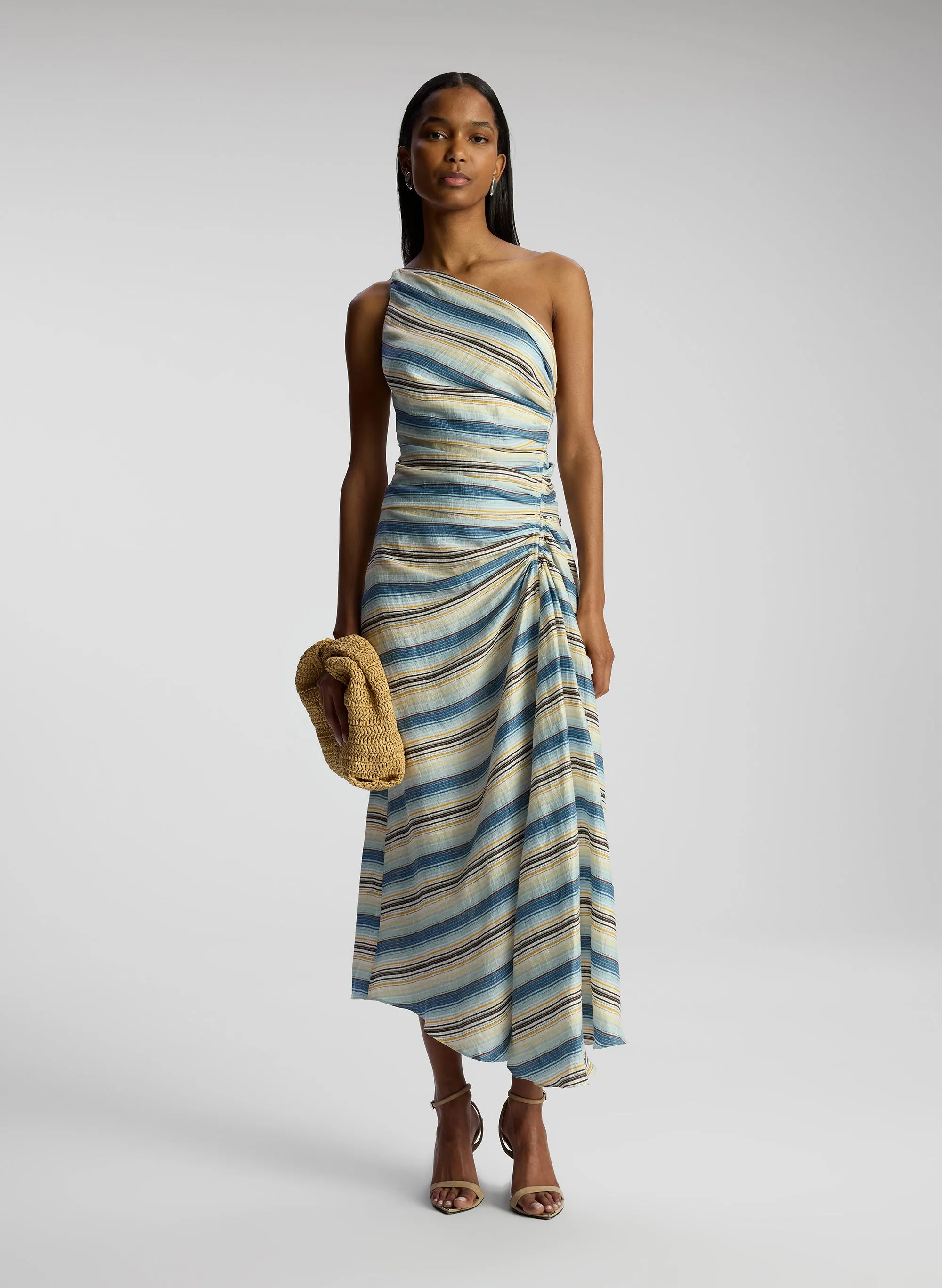 Carolyn Linen Midi Dress