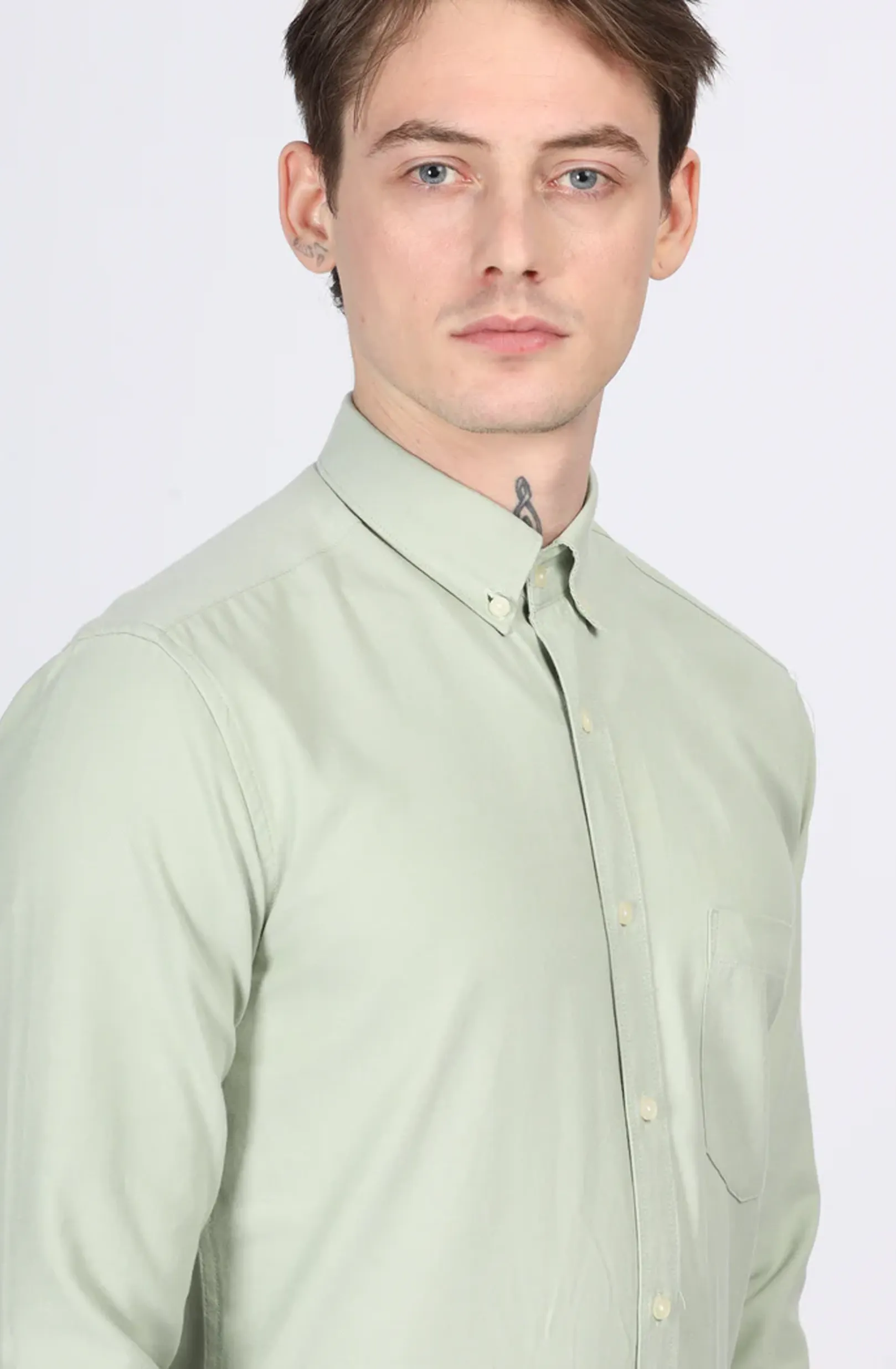 Classic Oxford Green Formal Shirt