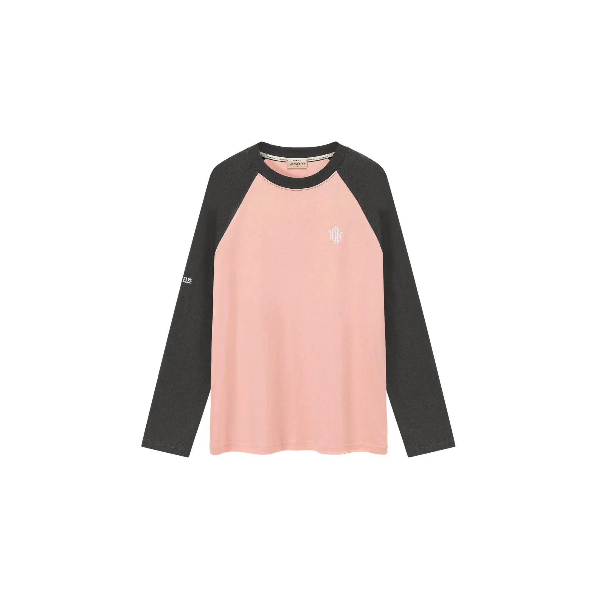 Colorblocked Raglan Long Sleeves Top