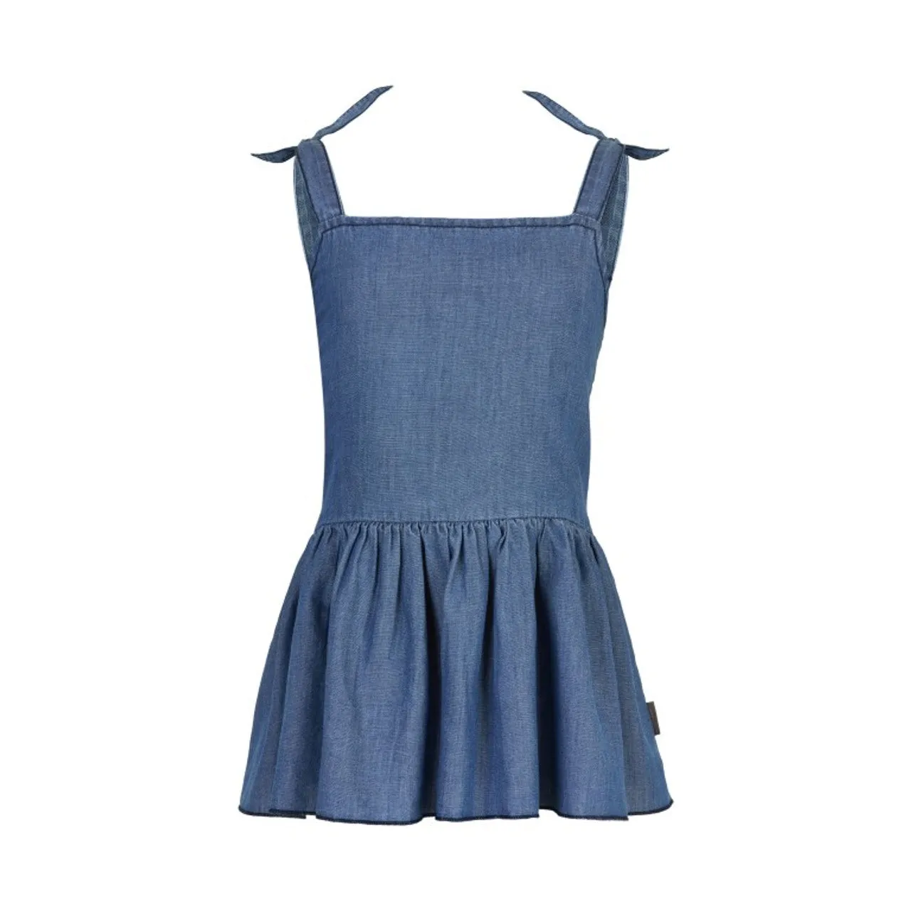 Denim Peplum Girl's Top