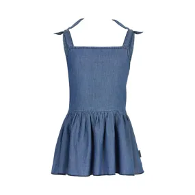 Denim Peplum Girl's Top