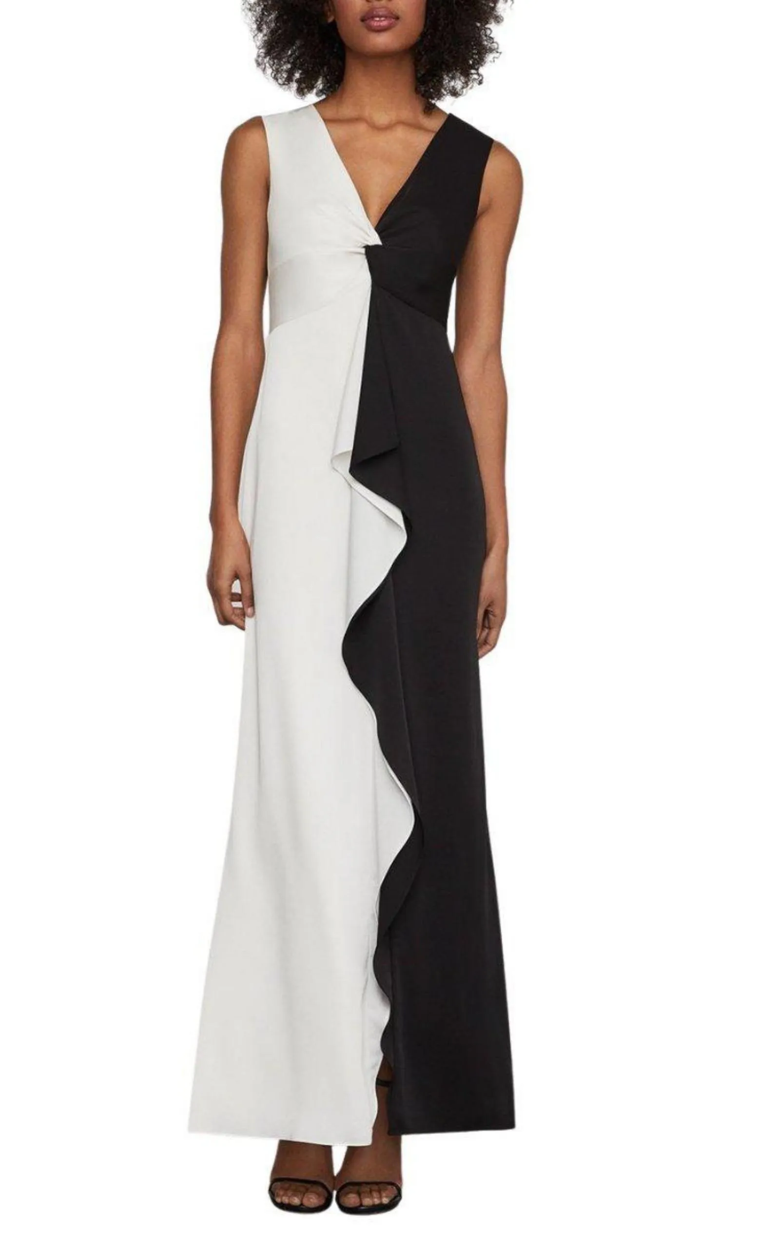 Draped Evening Gown