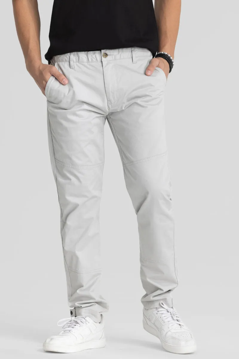 Light Grey Regular Fit Chinos