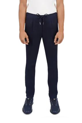 Linen Jogger in Midnight Blue