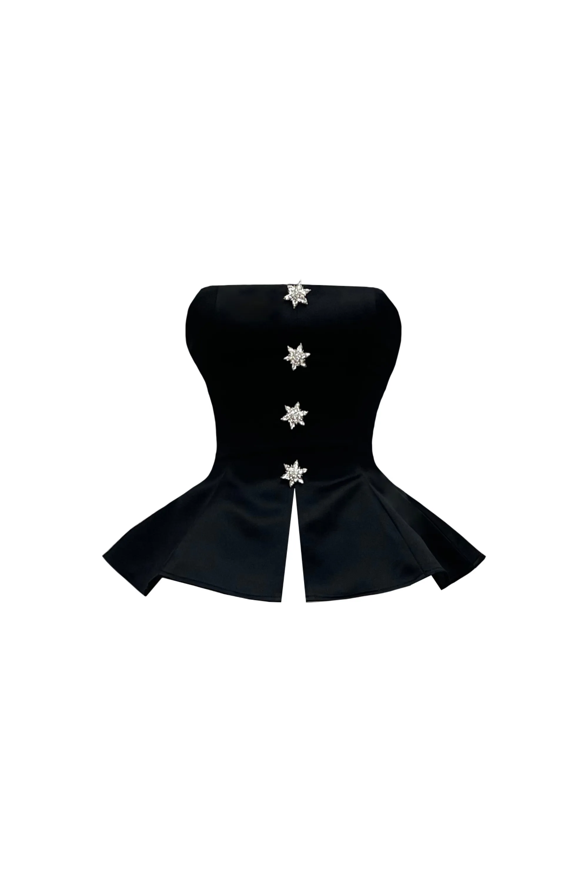 Midnight Spark Corset Black Top