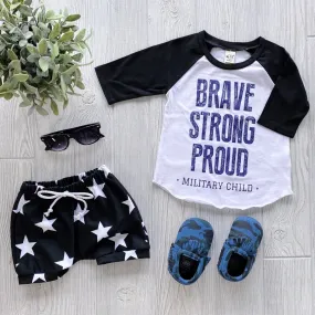 Military Kid Raglan