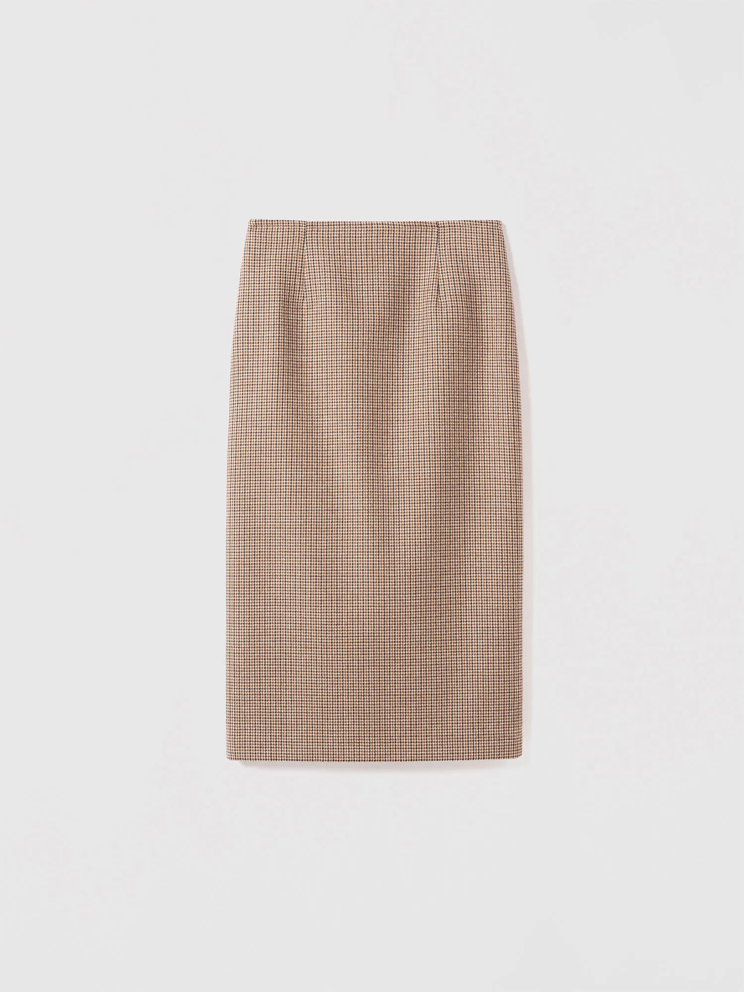 Mini houndstooth skirt