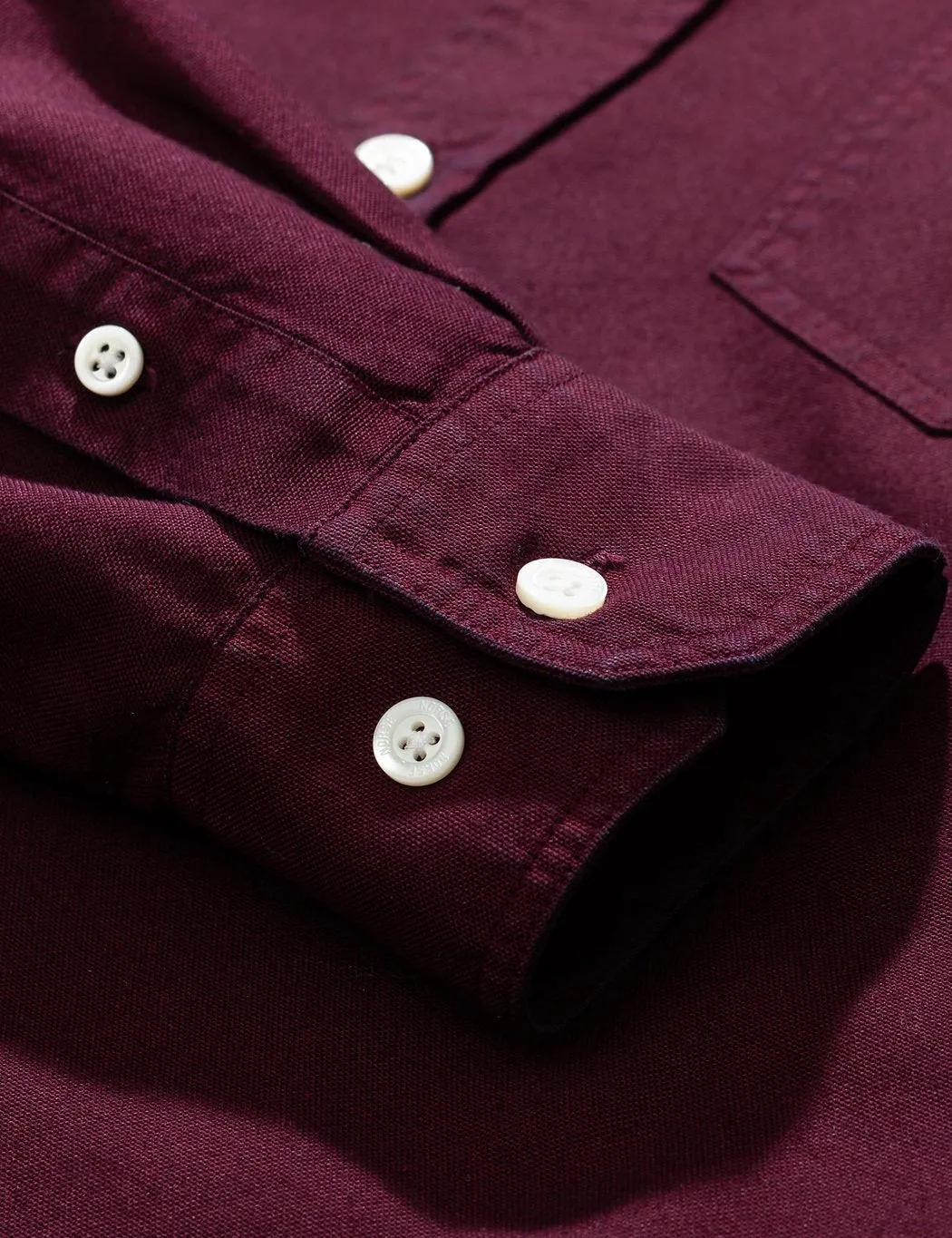 Norse Projects Anton Oxford Shirt - Mulberry Red