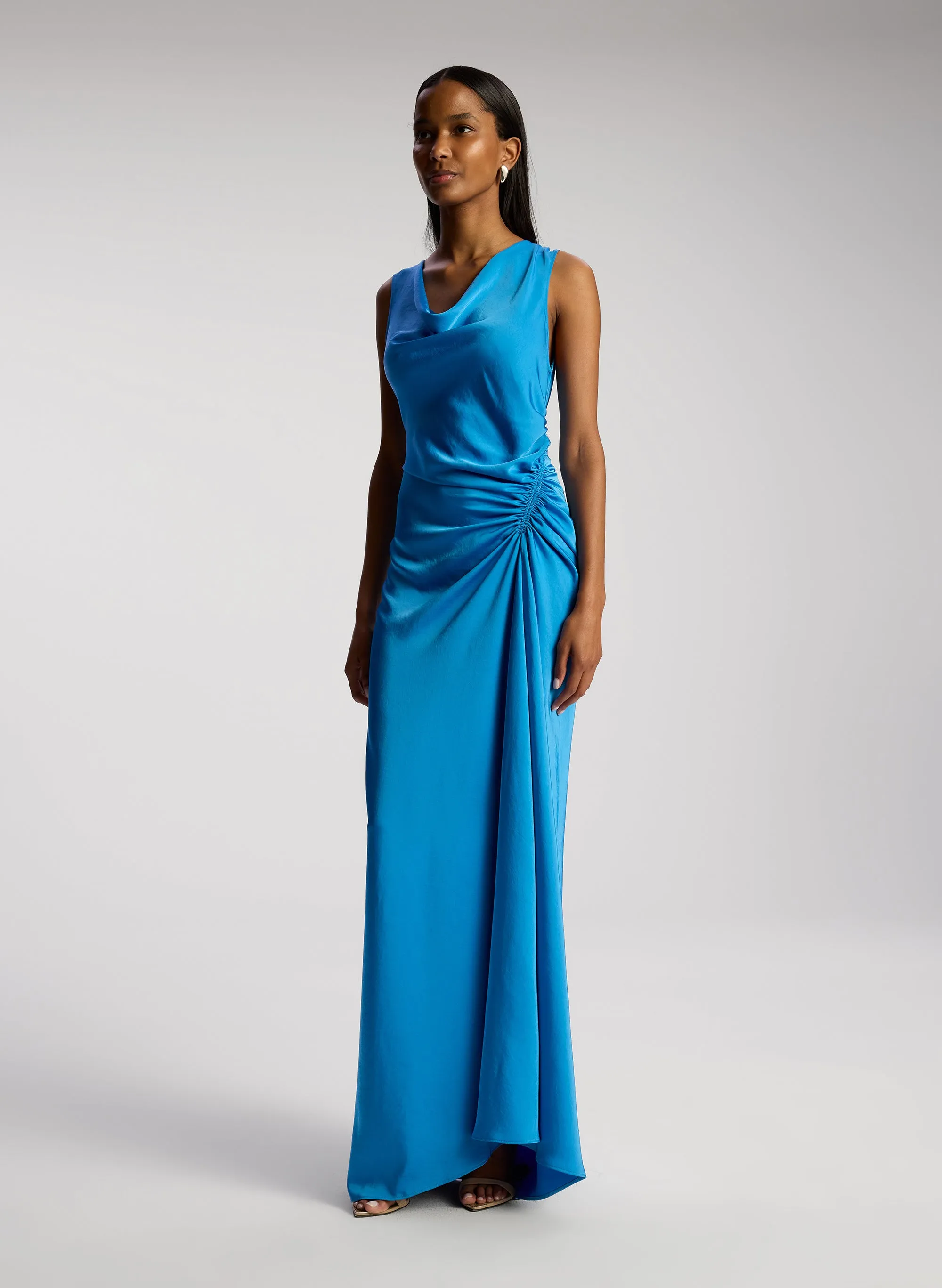 Ophelia Satin Maxi Dress