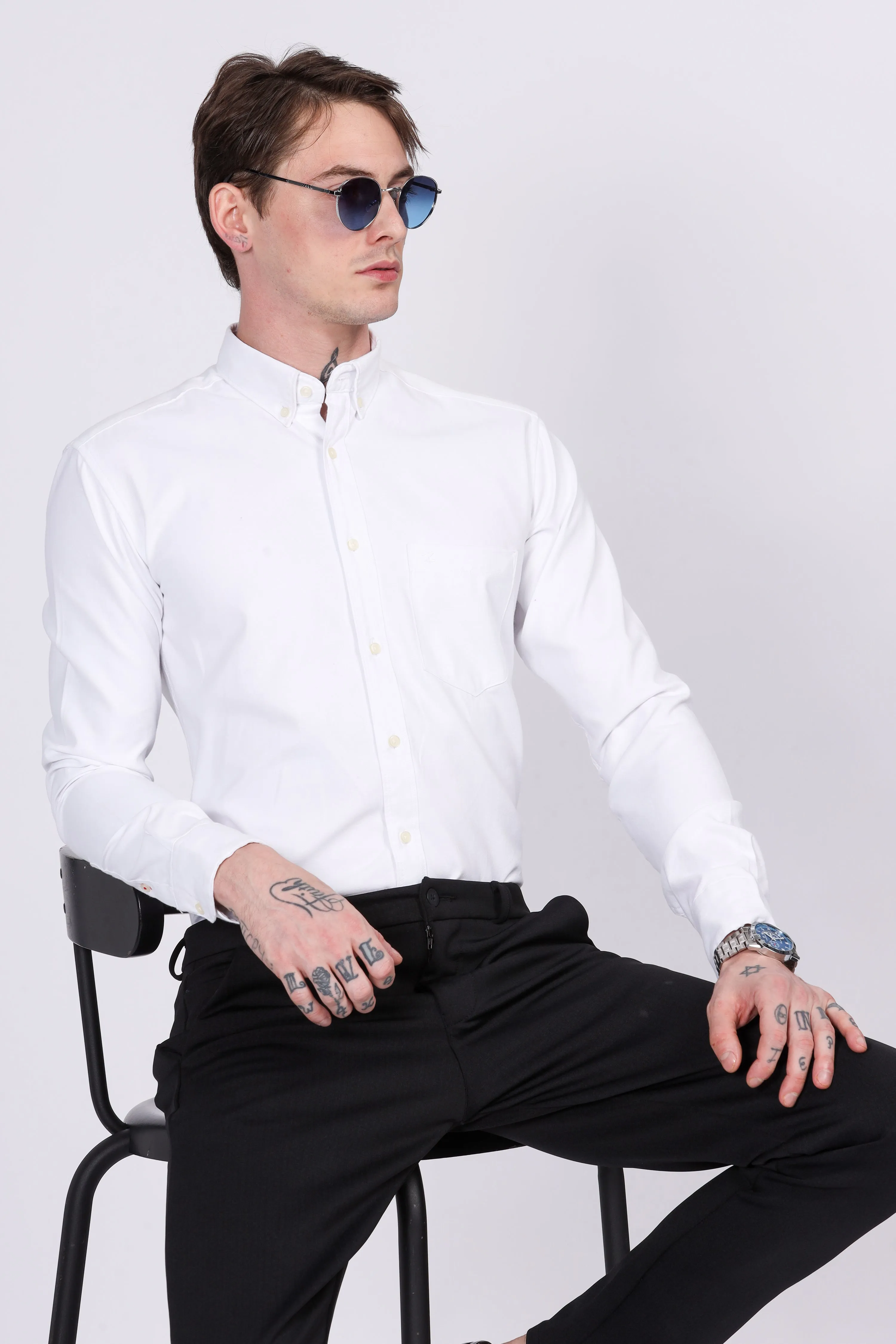 Oxford Formal White Shirt