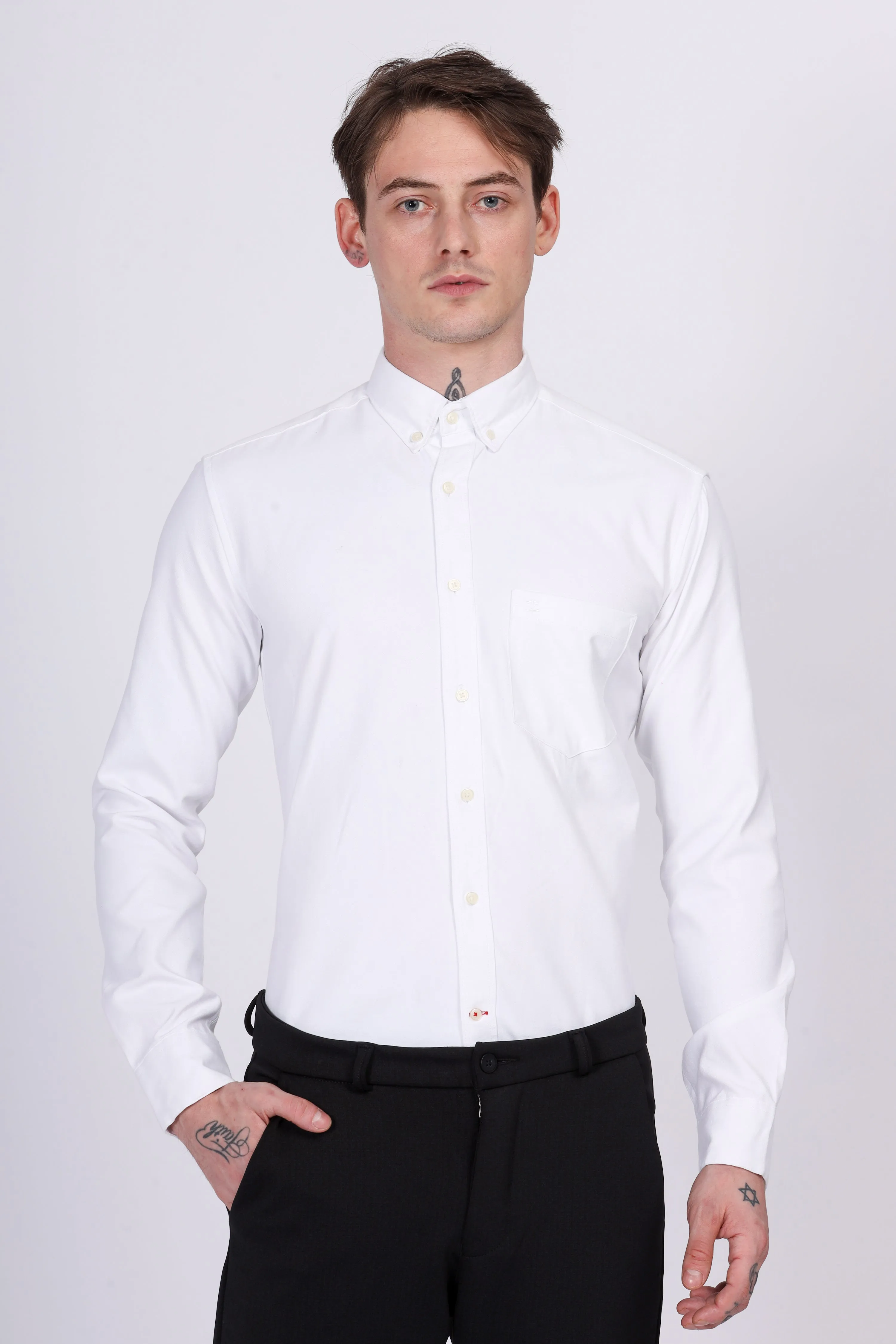 Oxford Formal White Shirt