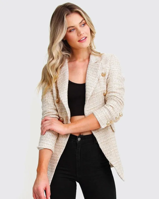 Princess Polina Tweed Blazer