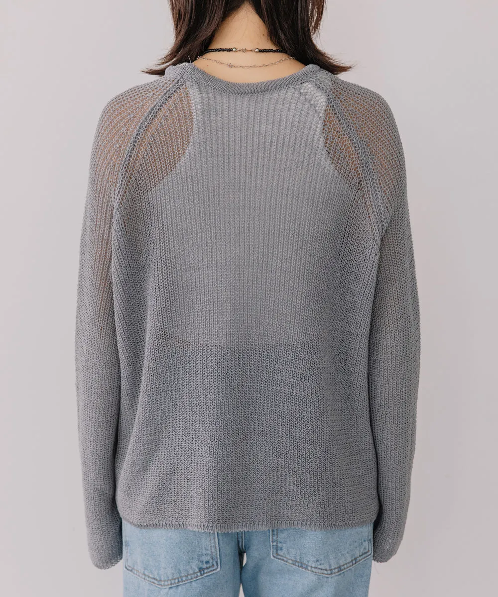 raglan lowgauge knit