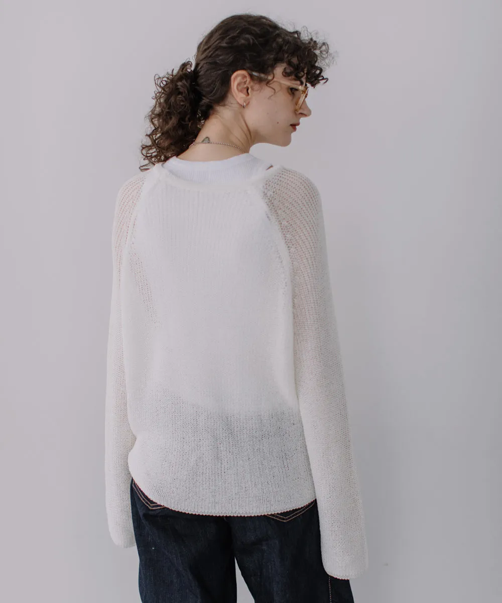 raglan lowgauge knit