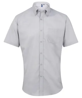 Silver - Signature Oxford short sleeve shirt