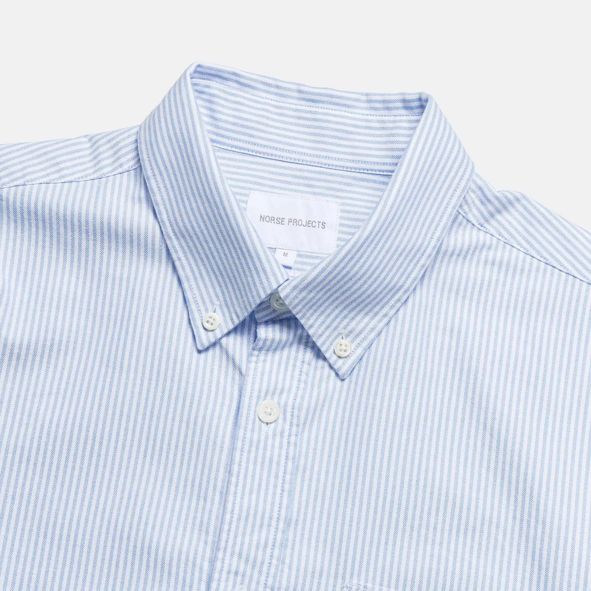 Standard Oxford BD Shirt - Pale Blue Stripe